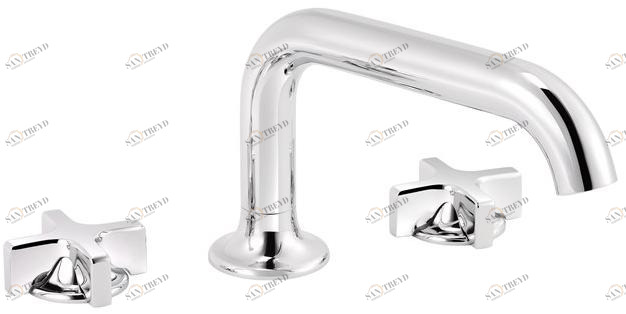 rvb Нажмите для мойки на 3 отверстия из хромированной латуни Times 4073.--.45