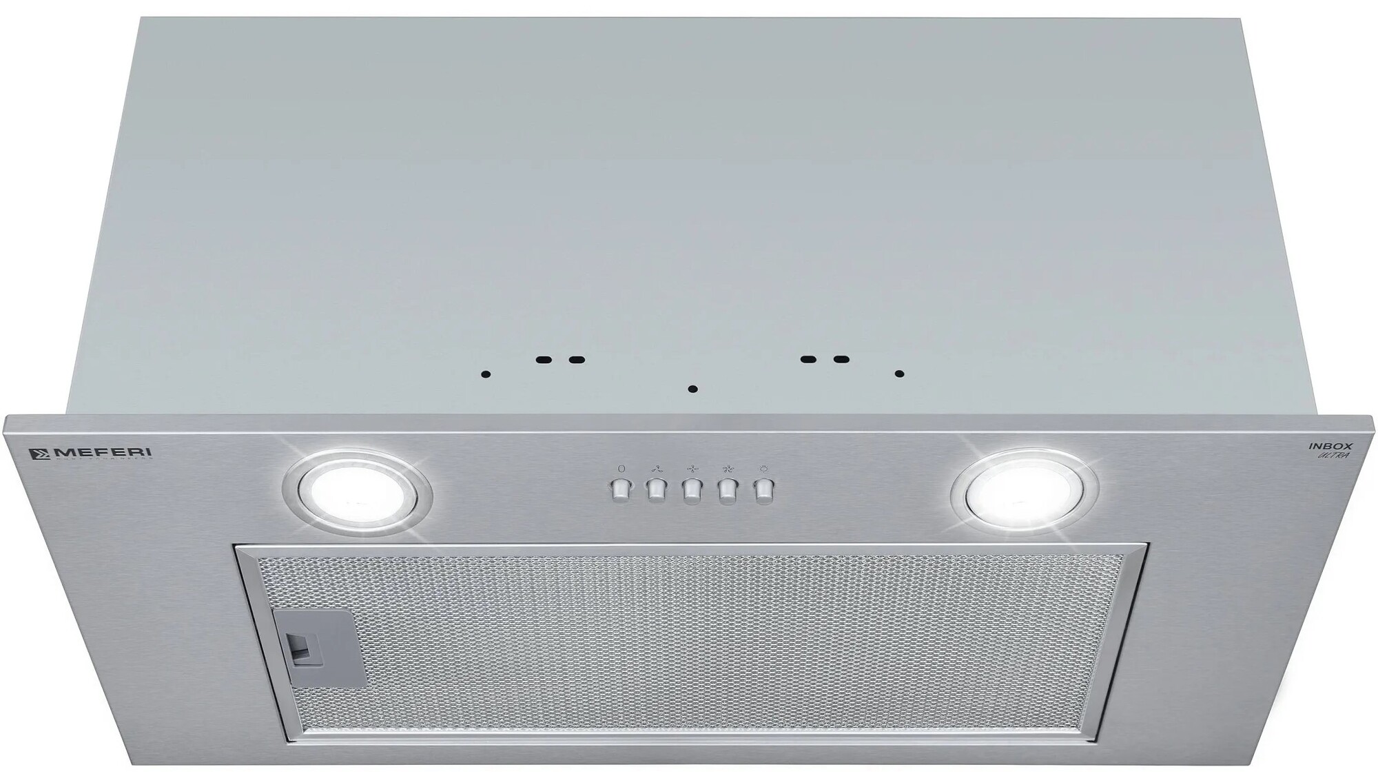 9168680 Вытяжка полновстраиваемая Meferi INBOX60IX ULTRA серый STDN-0075586 - Вид №1