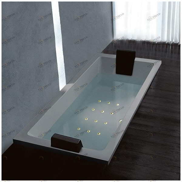 Ванна Gruppo treesse Quadra 180 V078C-DX-SEZ серая с золотой фурнитурой и аэромассажем прямоугольная встроенная правая STAV078CDXSEZ