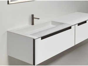 Прямоугольная раковина в Moodlight