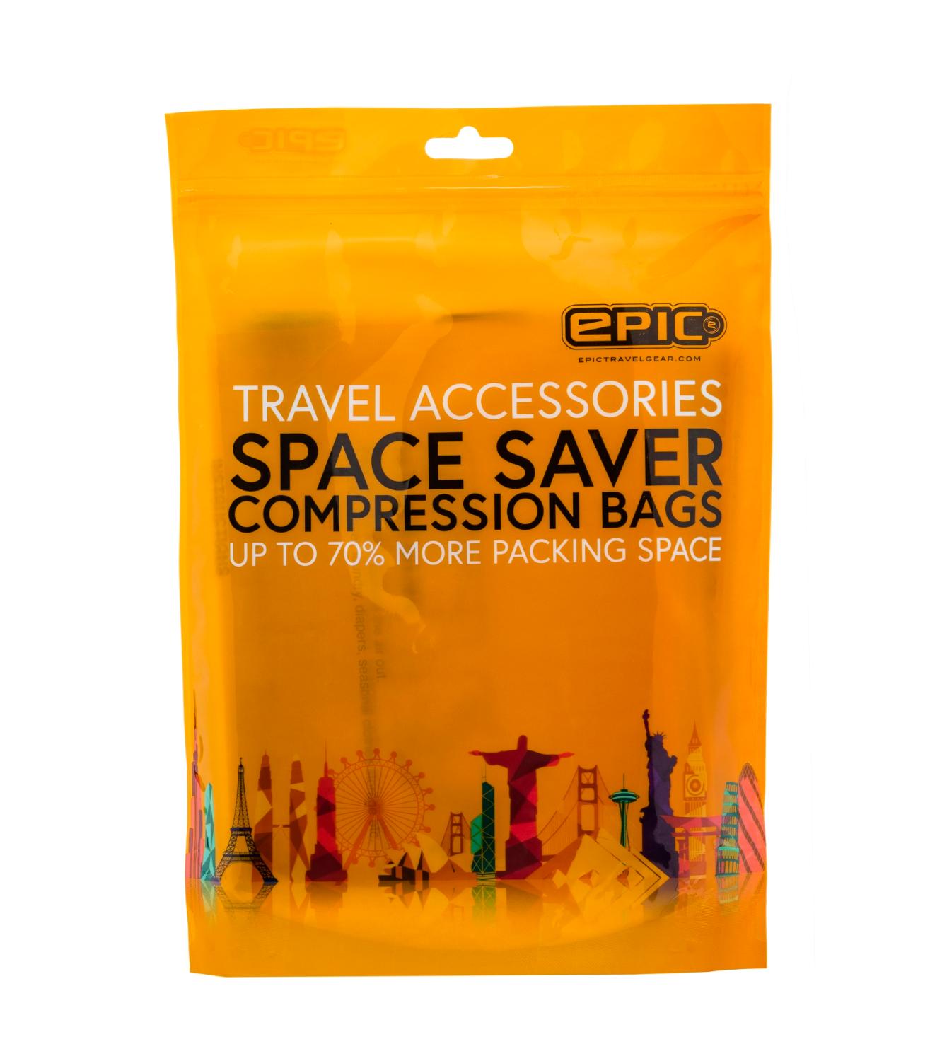 EA8017/02 Набор чехлов для упаковки вещей Space Saver Compression Bags Epic Travel Accessories 2.0  - Вид №1