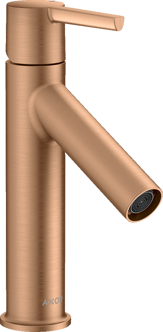 10003140 Смеситель для раковины 100, однорычажный, со сливной ручкой и сливным гарнитуром AXOR STARCK