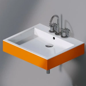 L255214 Подвесная раковина настенная прямоугольная A. e T. Italia
