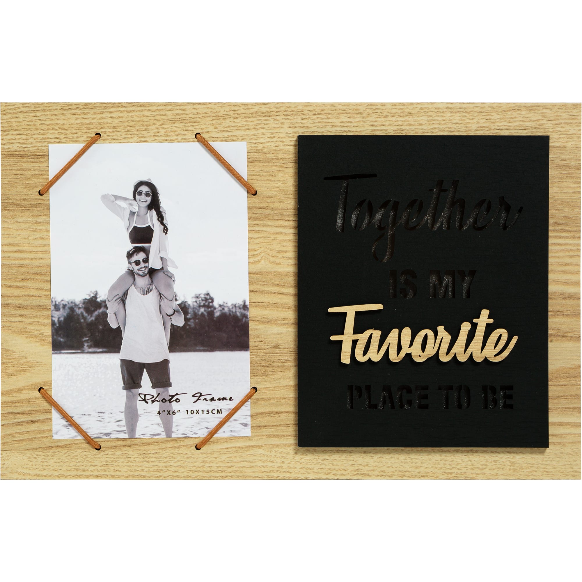 82550647 Рамка с подсветкой «Together» 10x15 см Santreyd  - Вид №1