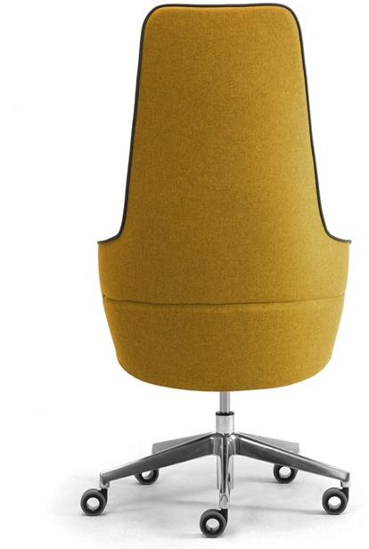 Leyform Регулируемое по высоте кресло для руководителя из шерсти с подлокотниками Opera 2900 - Вид №4