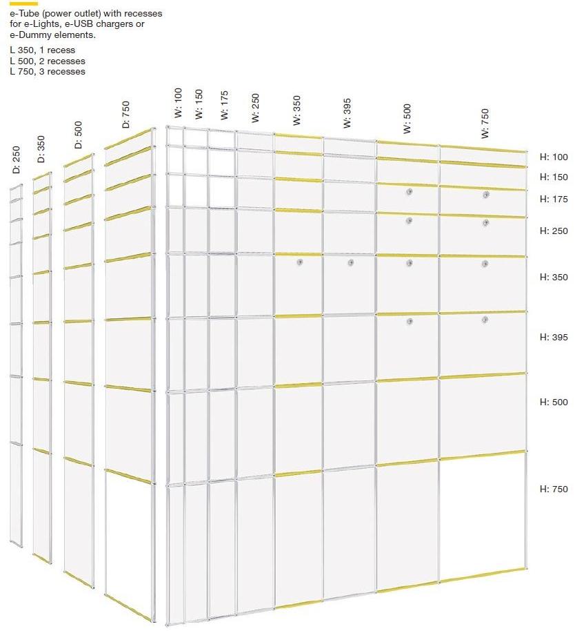 USM Модульный комод Usm haller e sun-id-1476681 - Вид №6
