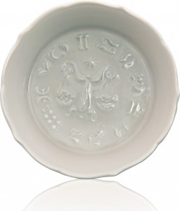 93213 Meissen Розетка 8см "Весы" (белая) Фарфор