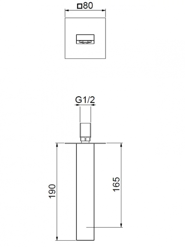 AC0327560 Излив , черный Webert #VALUE!  - Вид №1