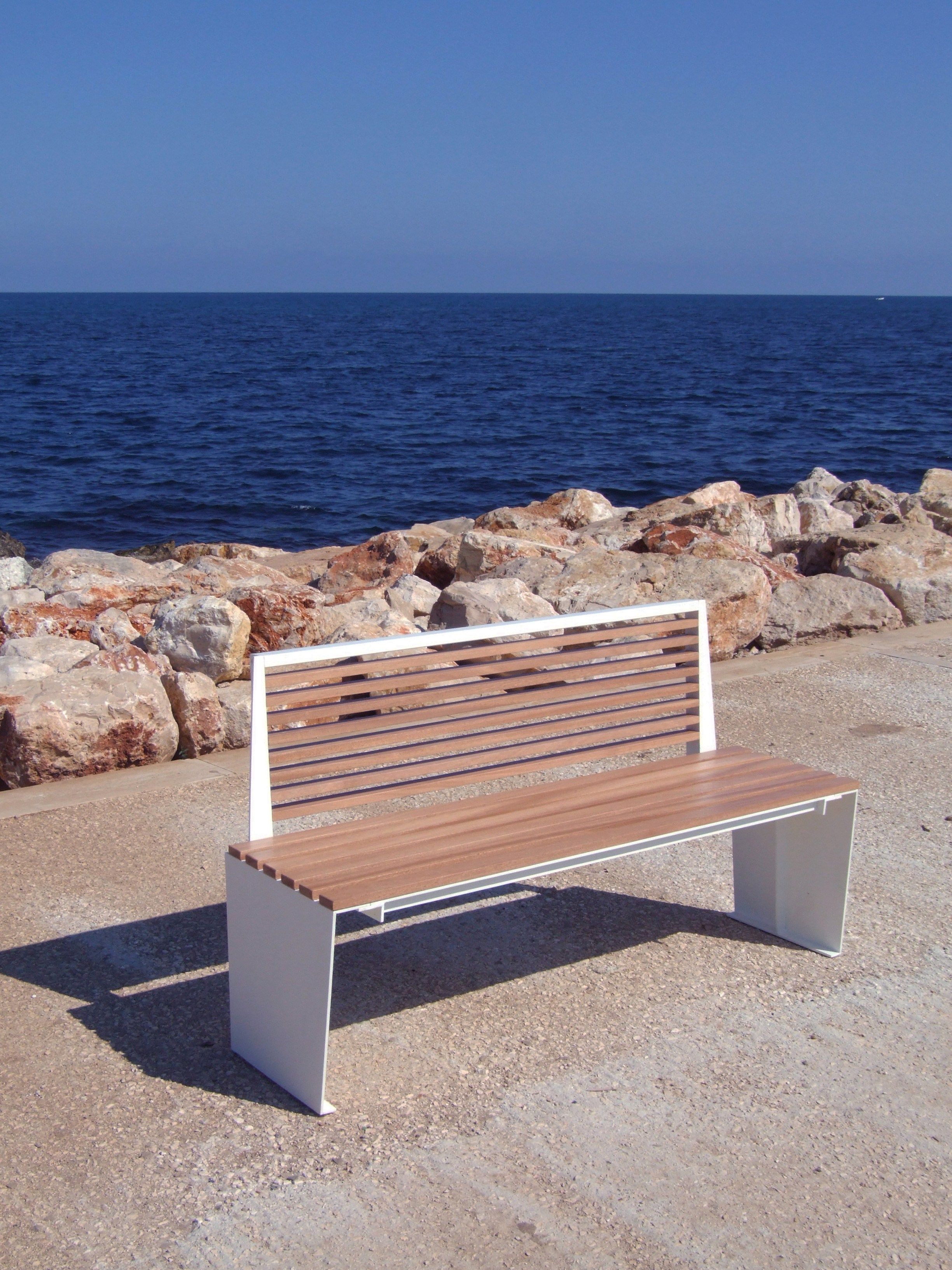 Деревянная и стальная скамья LAB23 Мэрилин ARCH-00104415 - Вид №1