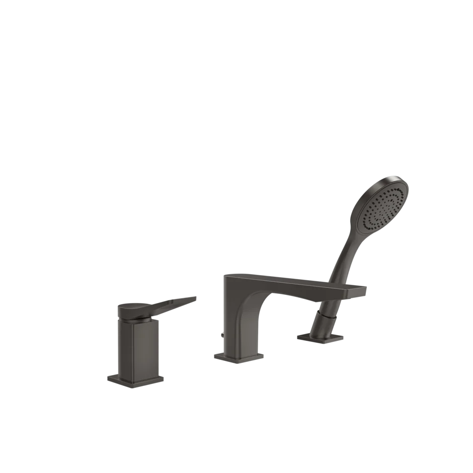 Смеситель для ванны 59037 707 Gessi Rilievo ЧЕРНЫЙ МЕТАЛЛ BR. PVD 59037707