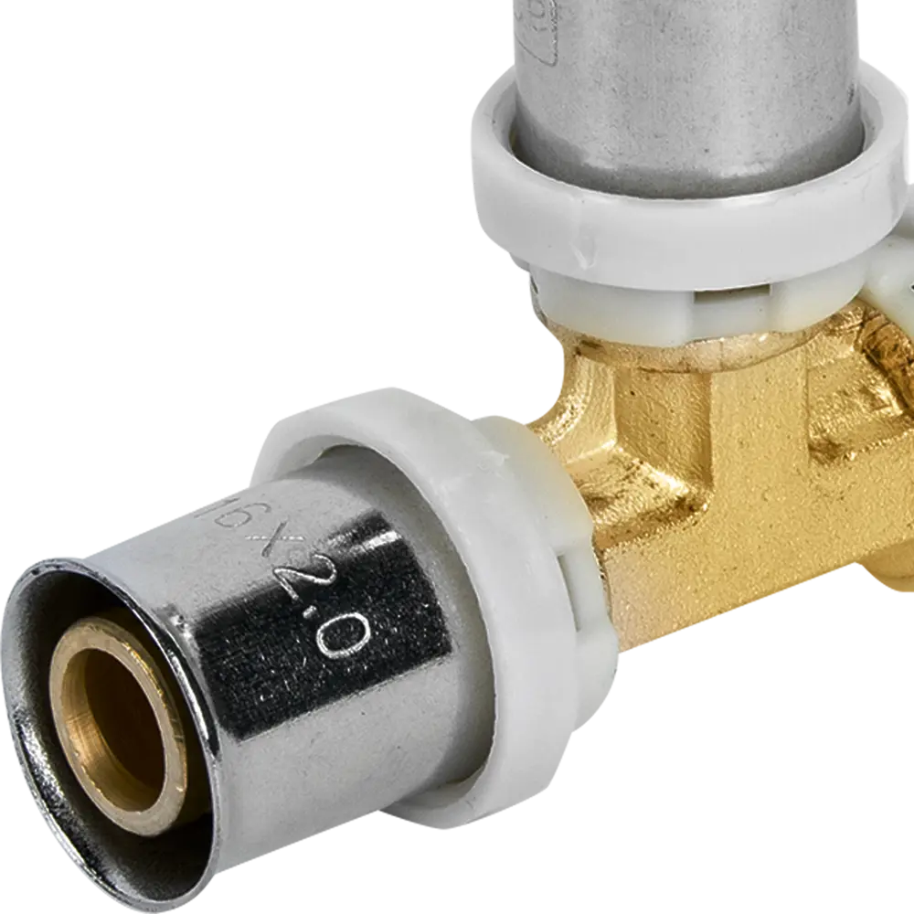 Тройник AQUABEAM 16 мм для систем отопления и водоснабжения 82275211 STLM-0023756 - Вид №2