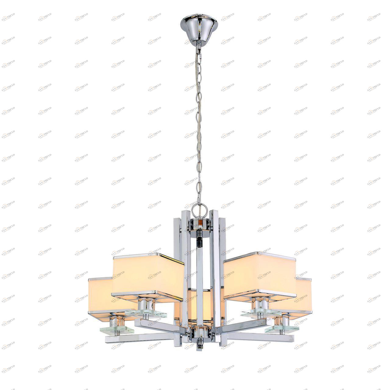 Подвесная люстра ST Luce Diritta SL187.103.05 ST LUCE ДИЗАЙНЕРСКИЕ, DIRITTA 187607 Белый 