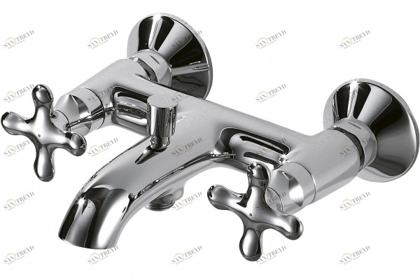 Смеситель для ванны с коротким изливом БЕЗ аксессуаров SUMMER RAIN F677111C-01 bravat