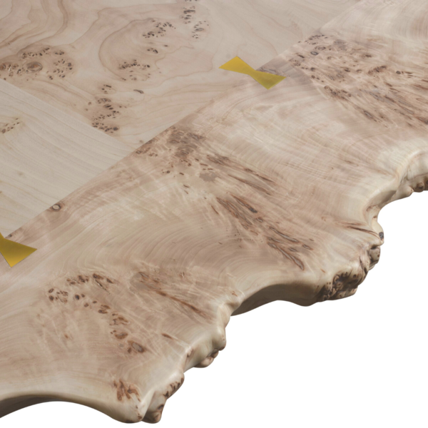 HT360 Стол Waney Edge из капа Mappa ijlbrown  - Вид №6