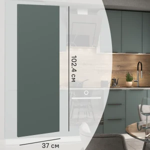 Фальшпанель для кухонного шкафа Инта 37x102 см KONSENSA МДФ цвет зеленый 89417914 STLM-2113305