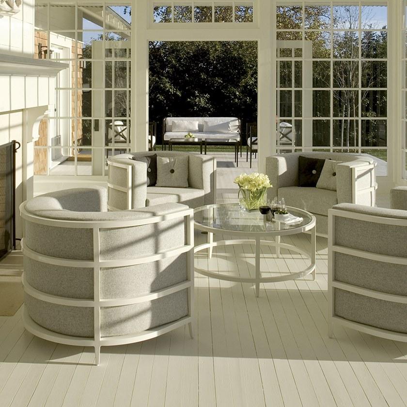 JANUS et Cie Кресло из алюминия с порошковым покрытием и подлокотниками Azimuth sun-id-1490617 - Вид №4