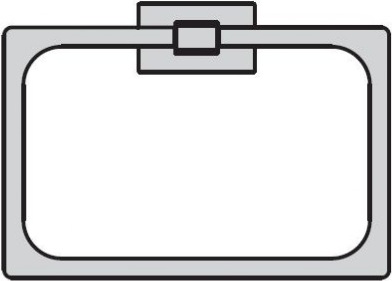 B1631.NM Полотенцедержатель DESIGN кольцо COLOMBO LOOK Colombo Design - Вид №1