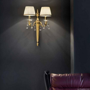 Masiero Primadonna A2 G01cut crystal бра