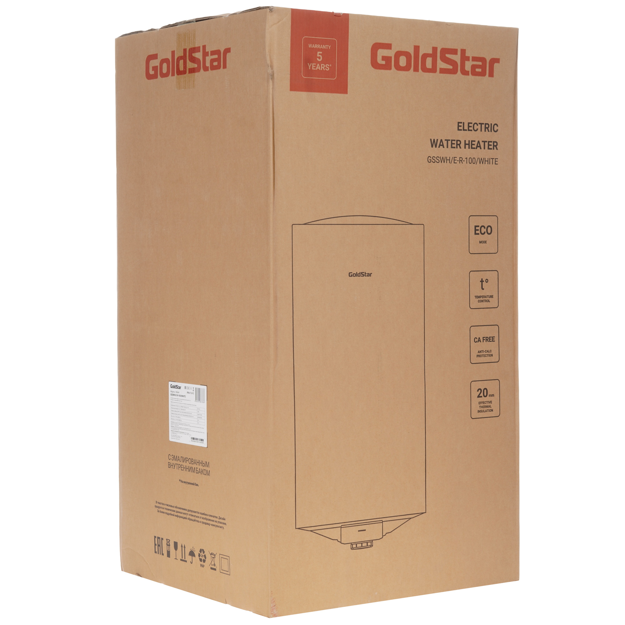 9254689 Водонагреватель GoldStar GSSWH/E-R-100 WHITE STDN-0051049 - Вид №9