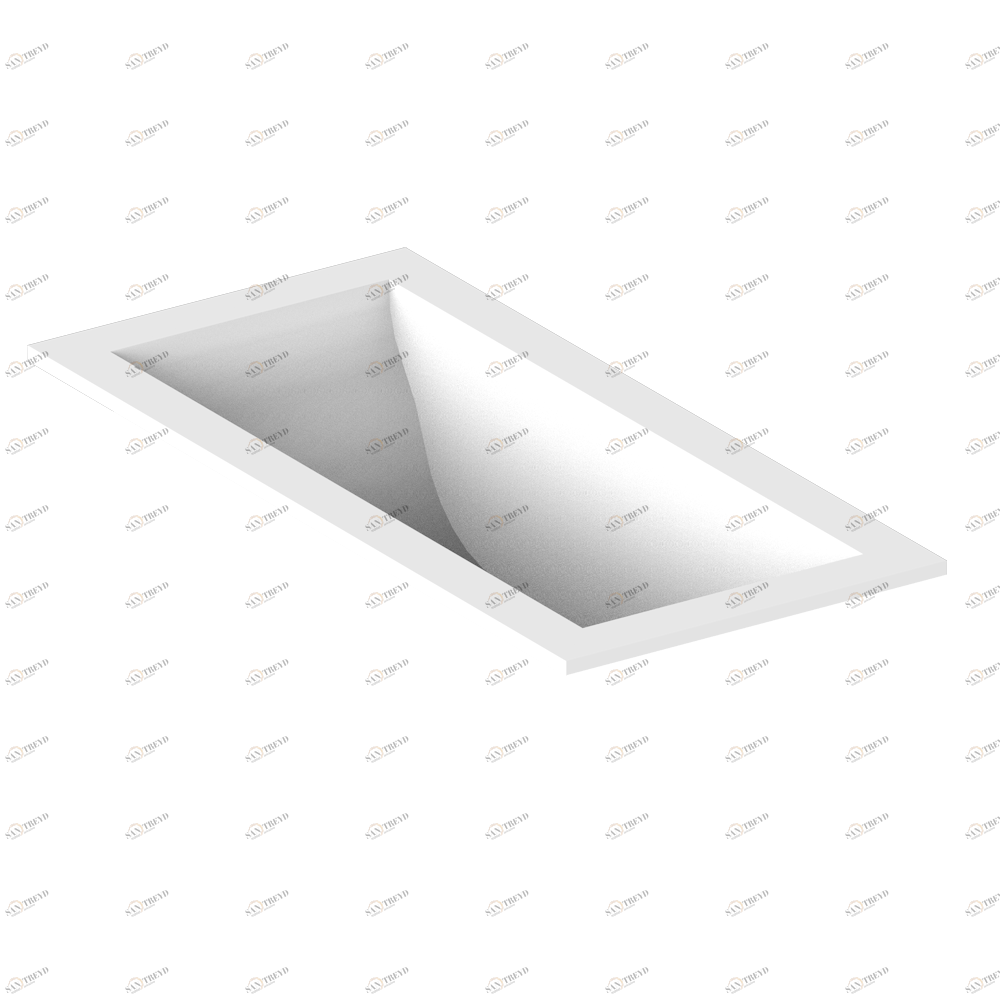 B10-B503 Встраиваемая ванна ASTRELLE 170 x 80 x 60 см, без донного клапана Thg-paris Встраиваемые ванны Глянцевый белый 