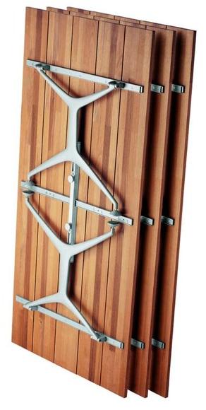 Alias Складной прямоугольный садовый стол из алюминия и дерева Teak setes sun-id-1421577 - Вид №1