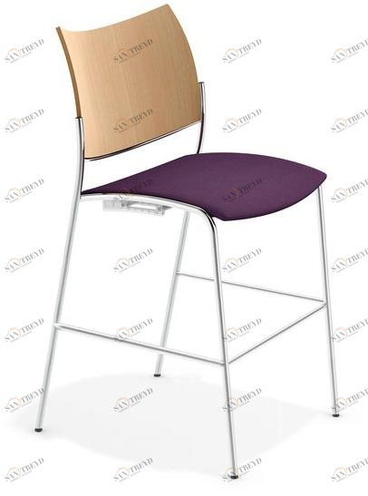 Casala Стул с подставкой для ног, обитый тканью Cobra barstool 3279/06
