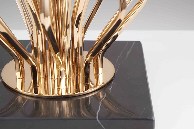 Настольная лампа gold brass 897 EVENHOME ИНТЕРЬЕРНЫЕ 192751 Золото;черный  - Вид №1