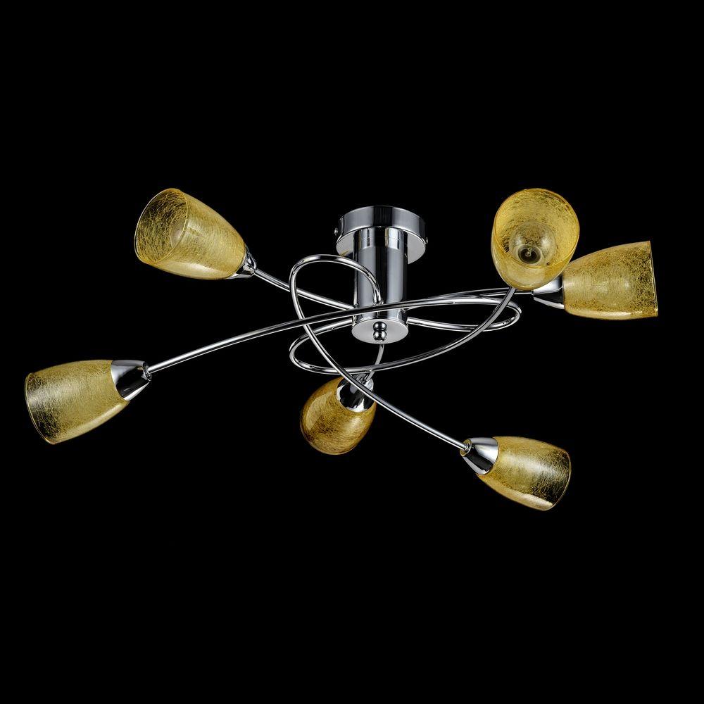 Потолочная люстра Freya Flash FR5103-CL-06-YE FREYA FLASH 183605 Желтый - Вид №3