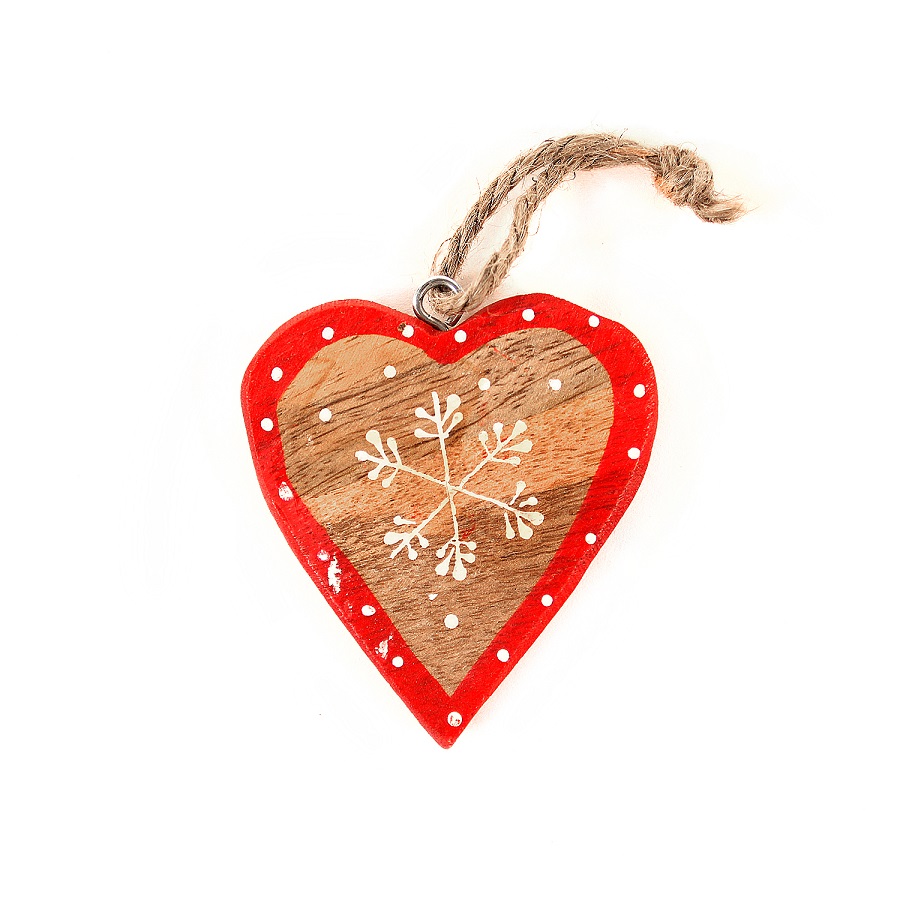 Украшения подвесные Stars/Trees/Hearts, деревянные, в подарочной коробке, 12 шт Enjoyme ENNY0007 - Вид №6