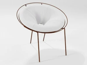 Barel Кресло из железа с тканевой подушкой