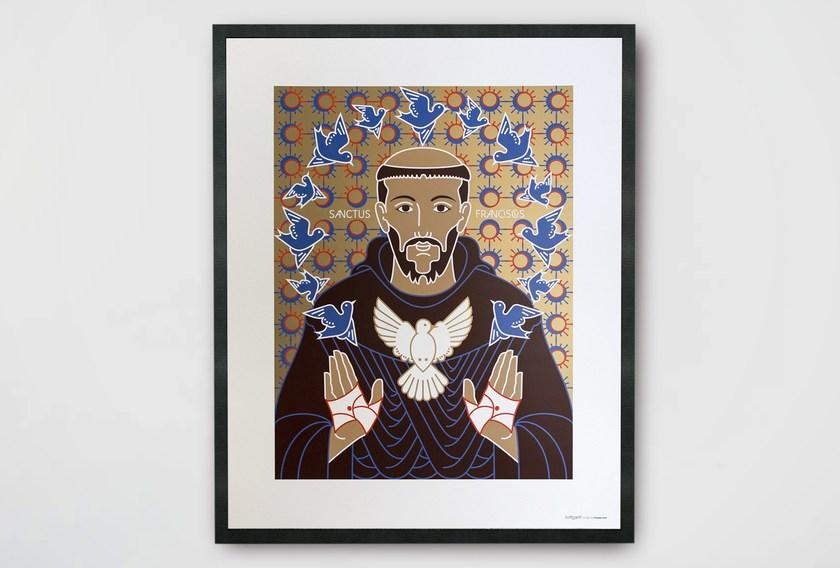 TuttiSanti Печать на мелованной бумаге San francesco sun-id-1351990 - Вид №3