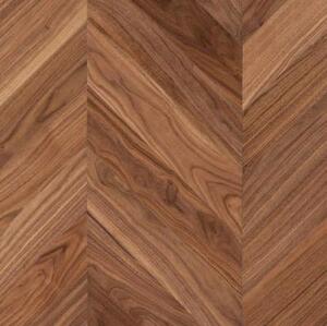 Паркет Ёлка Coswick Американский Орех американский Селект (Гладкая) 530х107,95 мм.