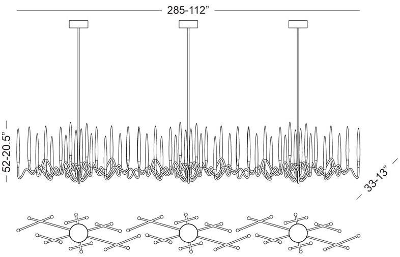 Il Pezzo Mancante Хрустальная светодиодная люстра ручной работы Il pezzo 3 sun-id-1446159 - Вид №2
