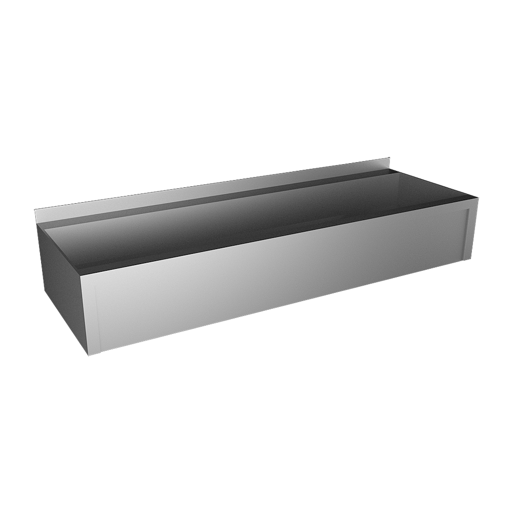 73104 Нержавеющий подвесной желоб с облицовкой, AISI 316L, 1250 мм SANELA 