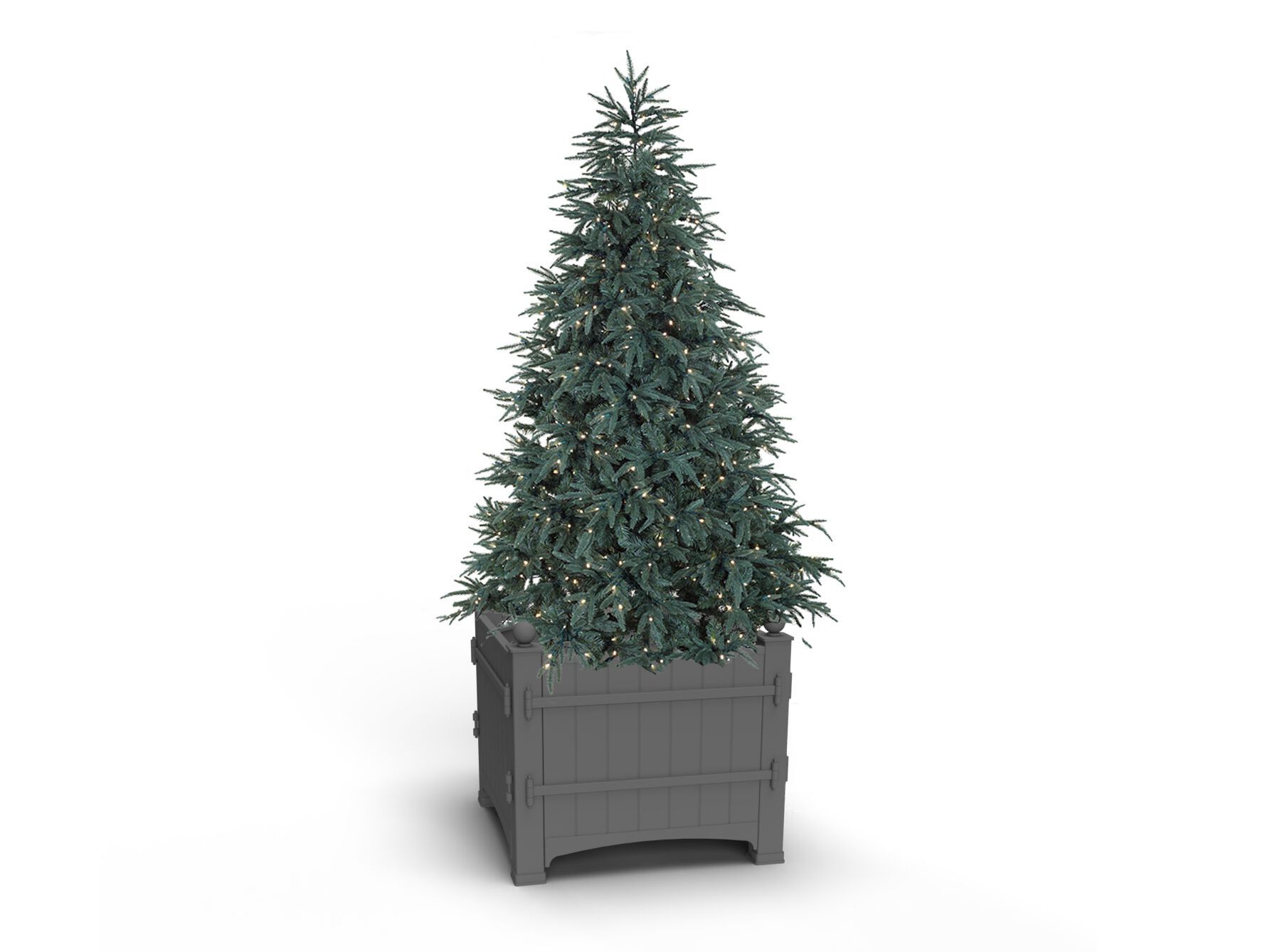 Высокий квадратный металлический плантатор Urbencéa LOFT ARCH-00022848