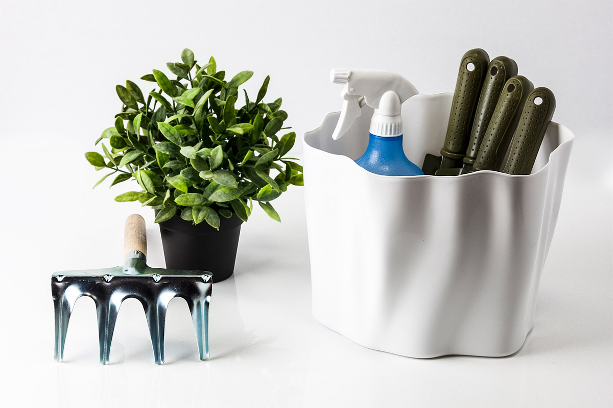 QL10142-WH Органайзер flow средний белый Qualy  - Вид №3