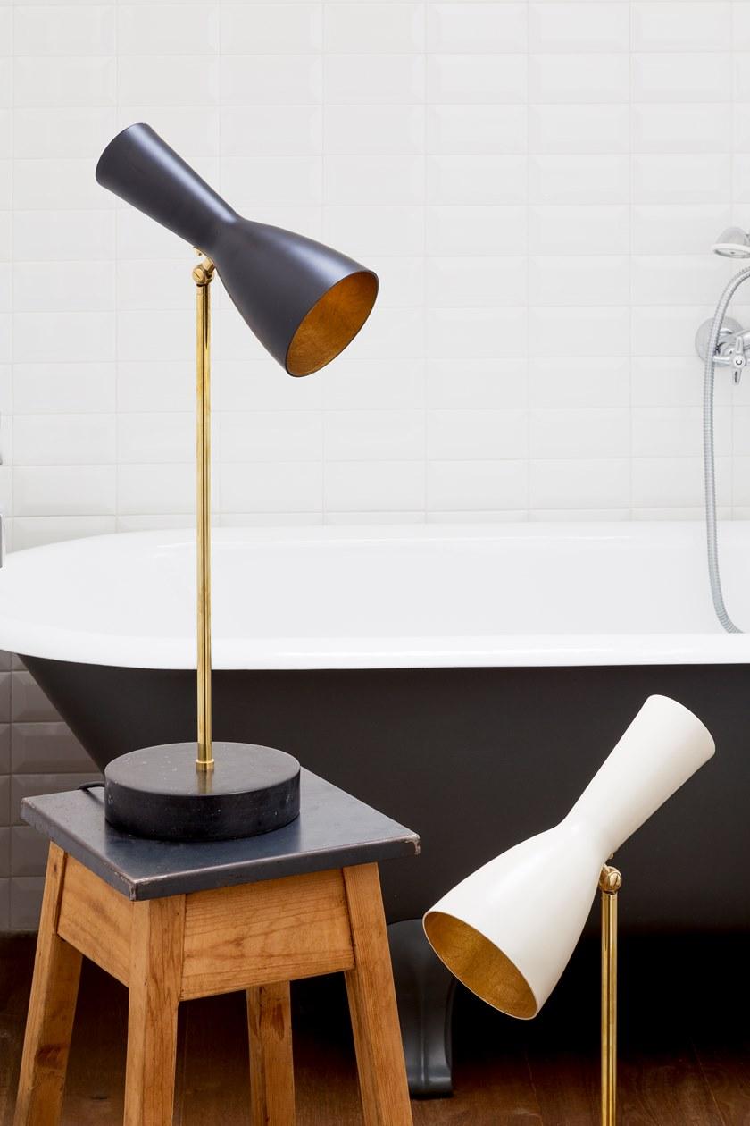 Il Bronzetto Регулируемая настольная лампа из латуни Wormhole Wor04 - Вид №19