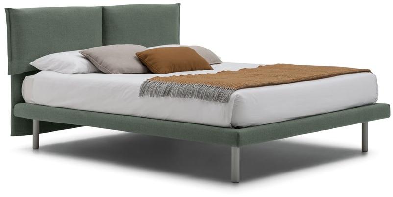 Bolzan Letti Кровать двуспальная с обивкой Iorca sun-id-1509629 - Вид №3