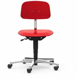 Dauphin Регулируемое по высоте офисное кресло из бука с 5 спицами и колесами 1000 classic Kl 1000