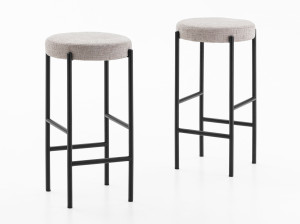 Мягкий стул с деревянным каркасом