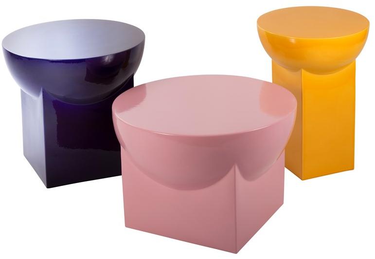 pulpo Круглый керамический журнальный столик Mila sun-id-1410174 - Вид №1