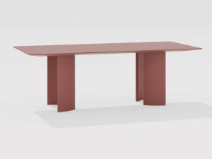 Алюминиевый прямоугольный садовый стол