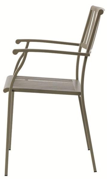 Ethimo Штабелируемый садовый стул из стали Elisir sun-id-1392287 - Вид №2