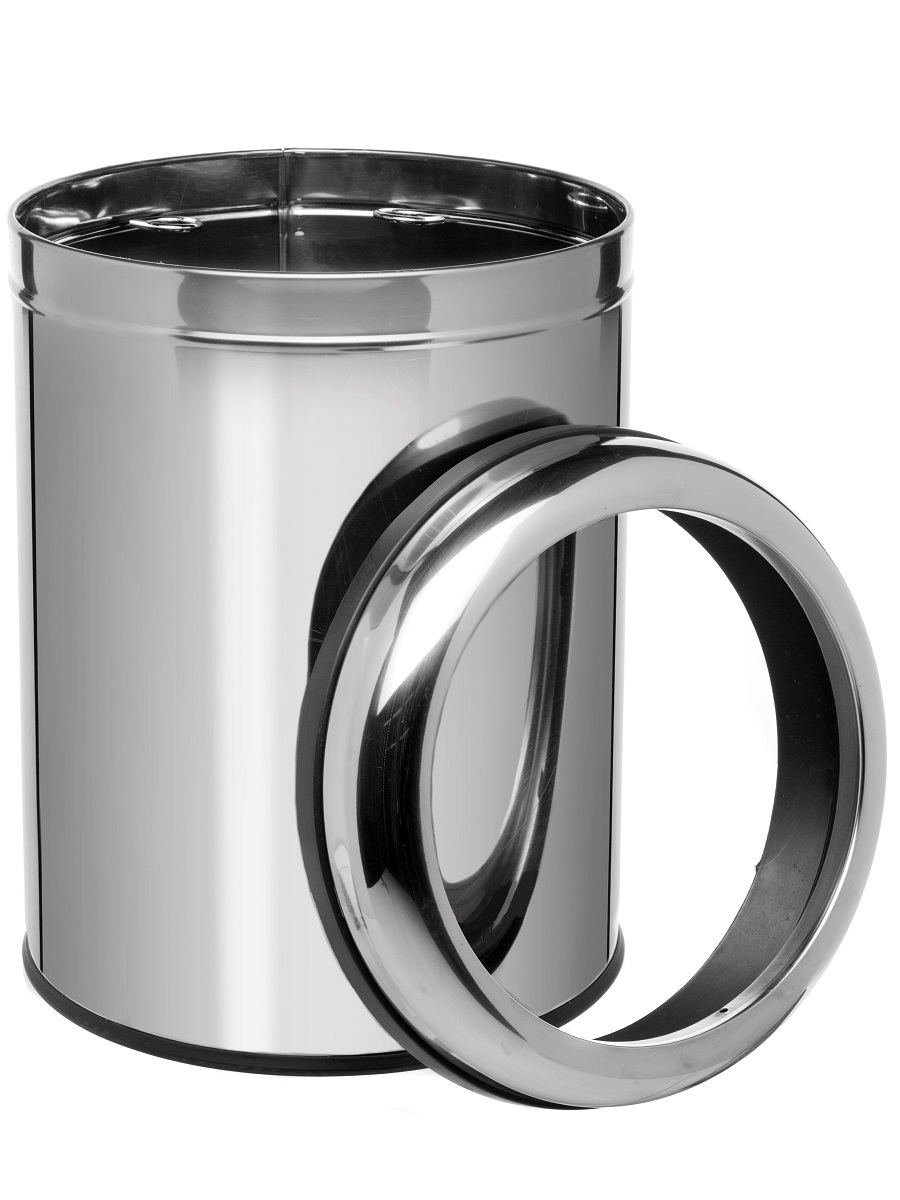 Ведро для мусора  без крышки Venus 32L Chrome NAVAKO 11150 - Вид №1