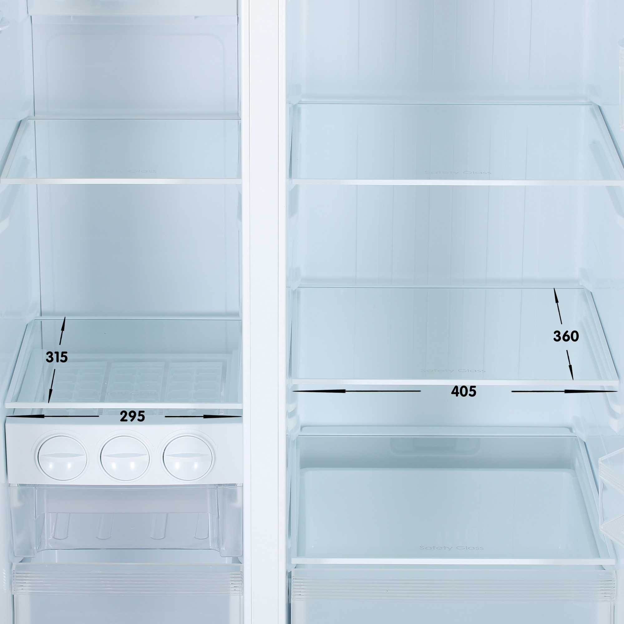 9060034 Холодильник Side by Side   DEXP SBS510M серебристый STDN-0118424 - Вид №8