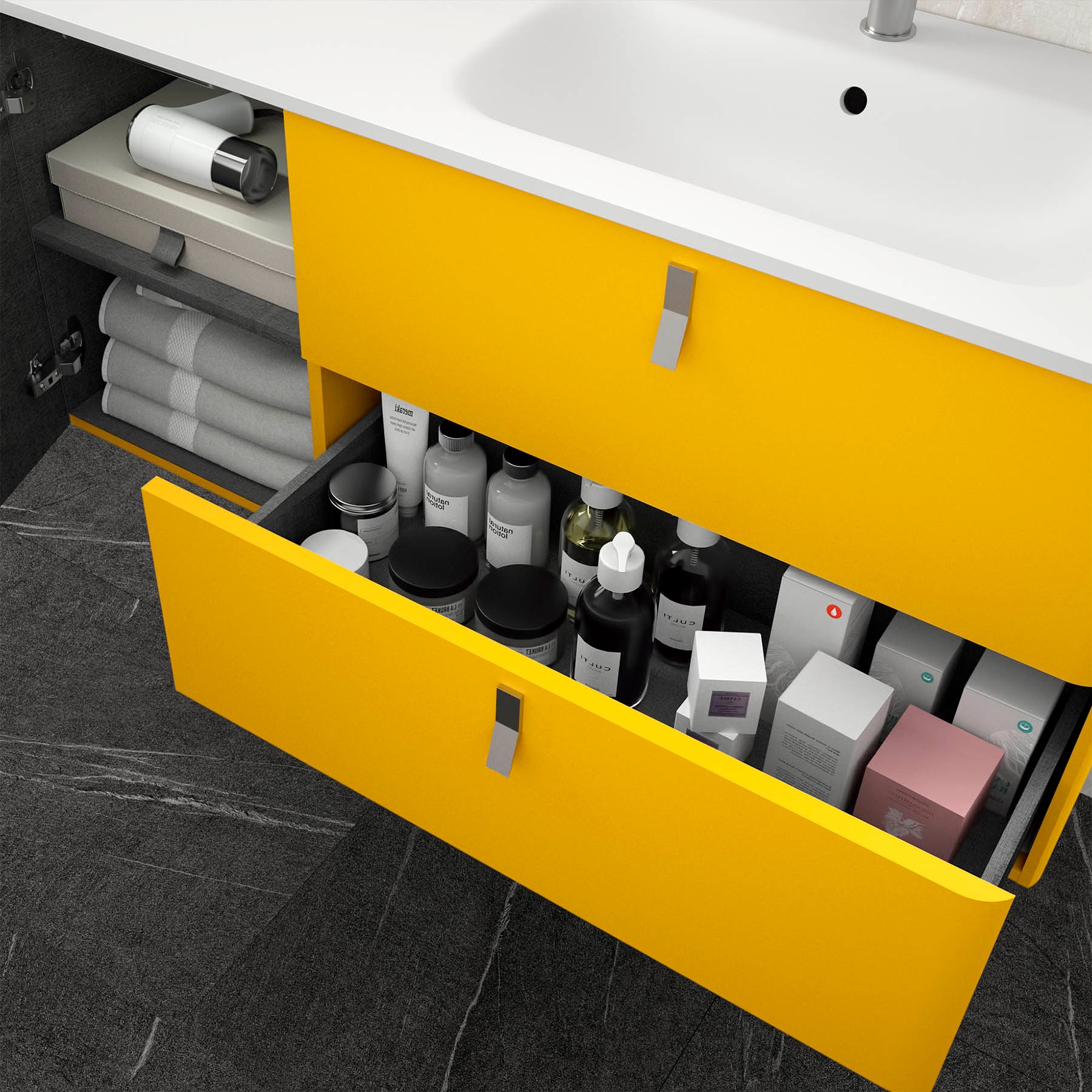 24679 SALGAR Мебель для умывальника UNIIQ 1200 левая SOL Sol  - Вид №4