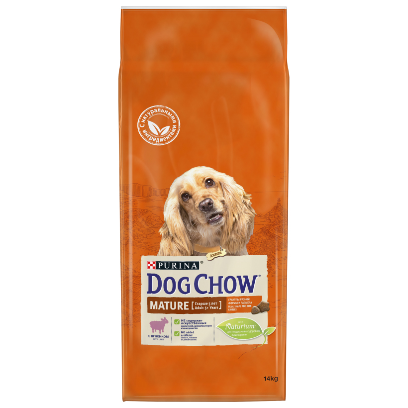 ПР0042549 Корм для собак старшего возраста, ягненок сух. 14 кг Dog Chow 