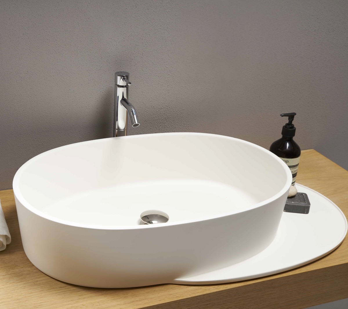 EXLAVOVAPLAT/MEDX Накладная раковина на столешницу  прямоугольная Ex.T Plateau - Вид №4