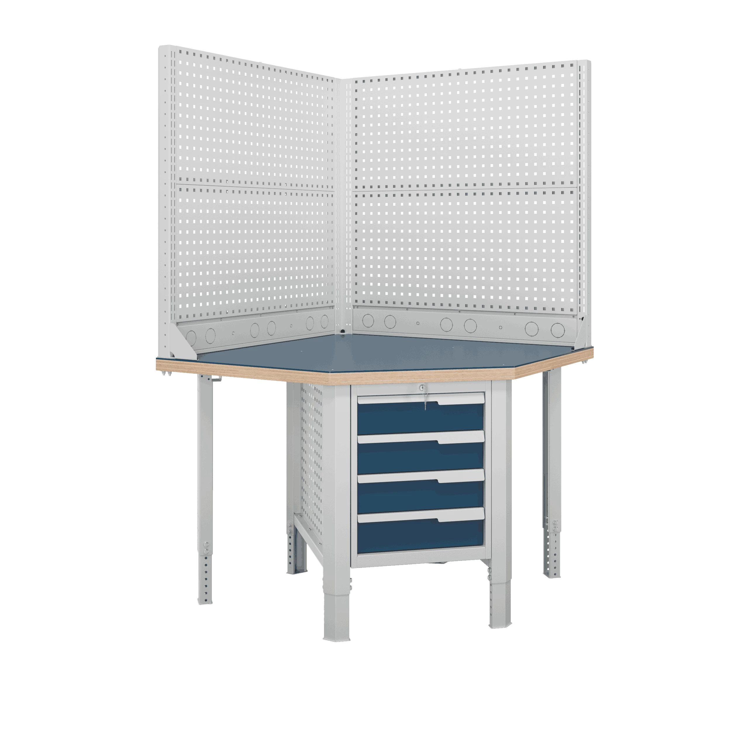 Верстак (угловой) CTR U532.S4.1-2R Верстакофф 124782