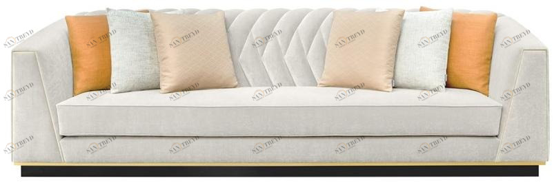 FRATO 3-х местный бархатный диван Rockhampton Fup220016afi 